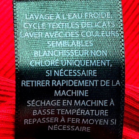 Lauren Ralph Lauren Red Sleeveless Ribbed Knit Tank Top Womens 1X - Picture 8 of 9